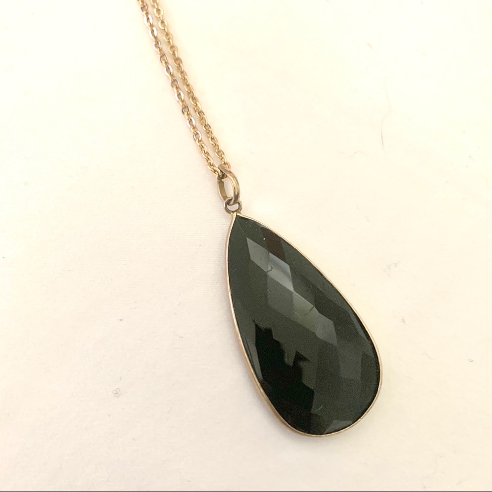 Black Onyx Pendant Necklace